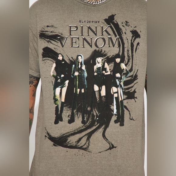 BlackPink Pink Venom Graphic Tee Men's Size XXXXL NEW! - Picture 5 of 10